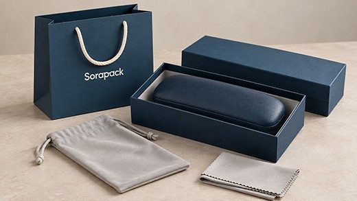 Navy eyewear packaging gift set-1